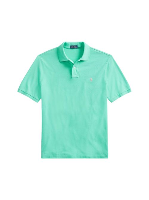 polo uomo slim cotone piqué sunset green POLO RALPH LAUREN | 710795080020